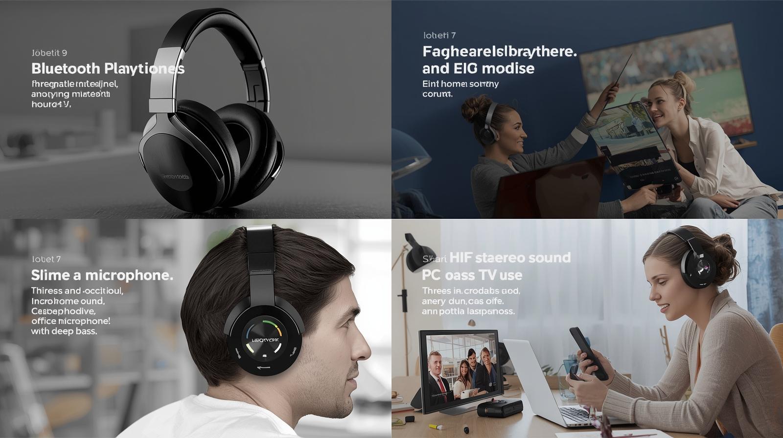 BERIBES Auriculares Bluetooth