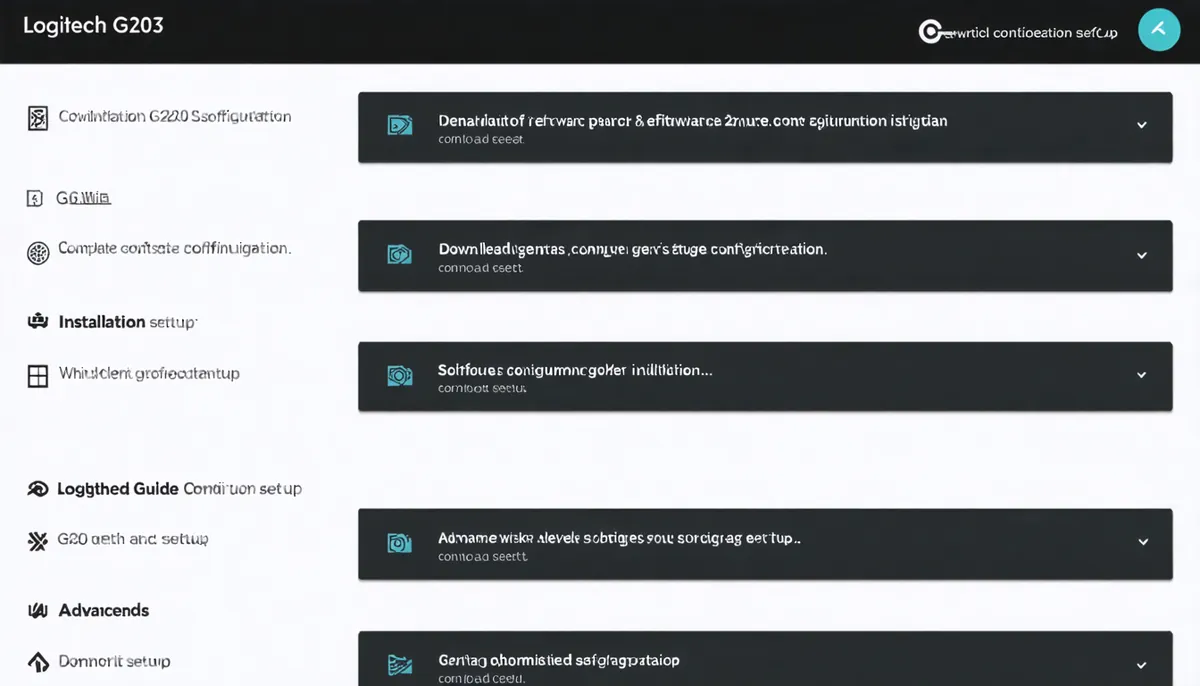Domina Logitech G HUB: Software Completo para G203 LIGHTSYNC