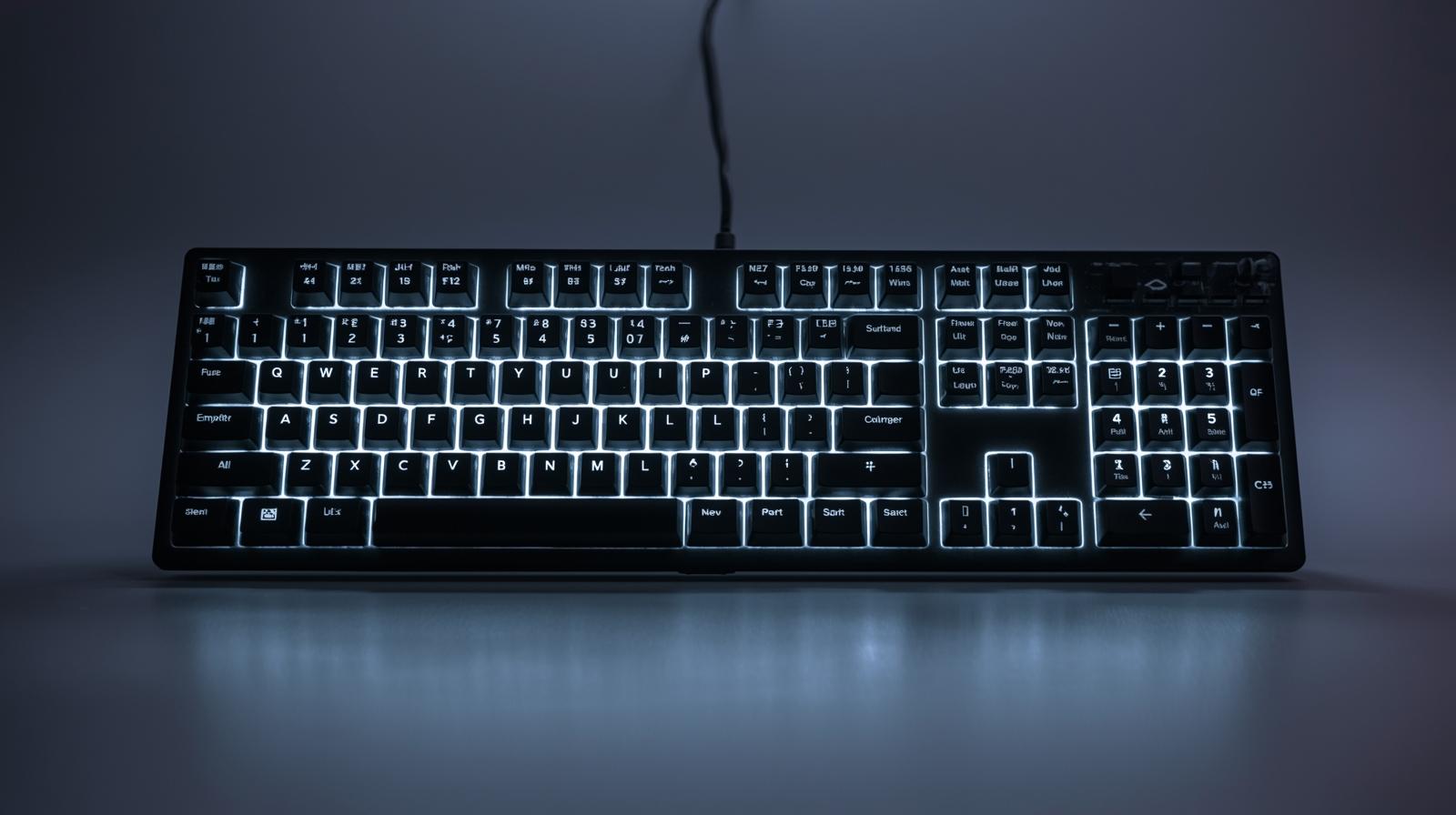 Teclado Letras Grandes Retroiluminado