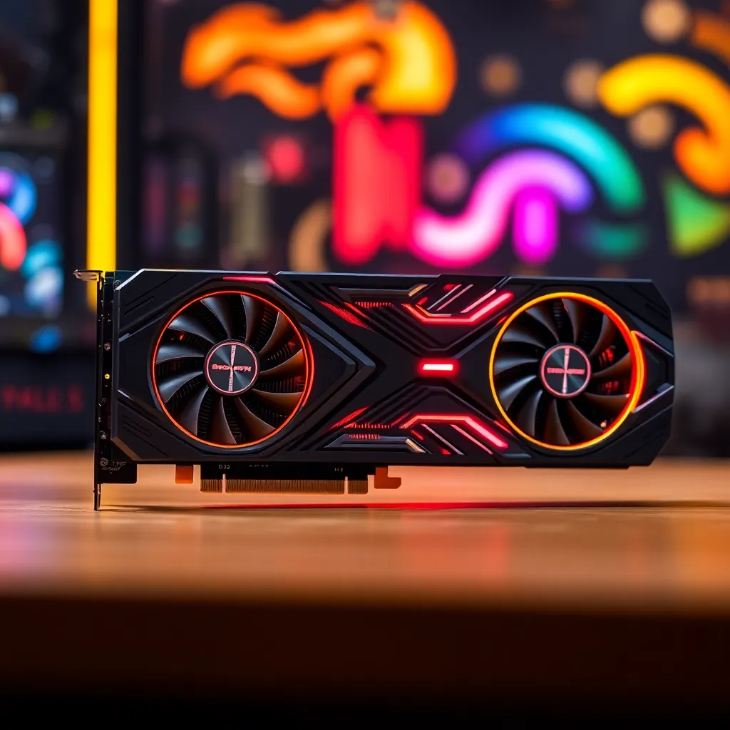 Tarjeta Gráfica Aisurix RX 580 8GB GDDR5 - Vista frontal