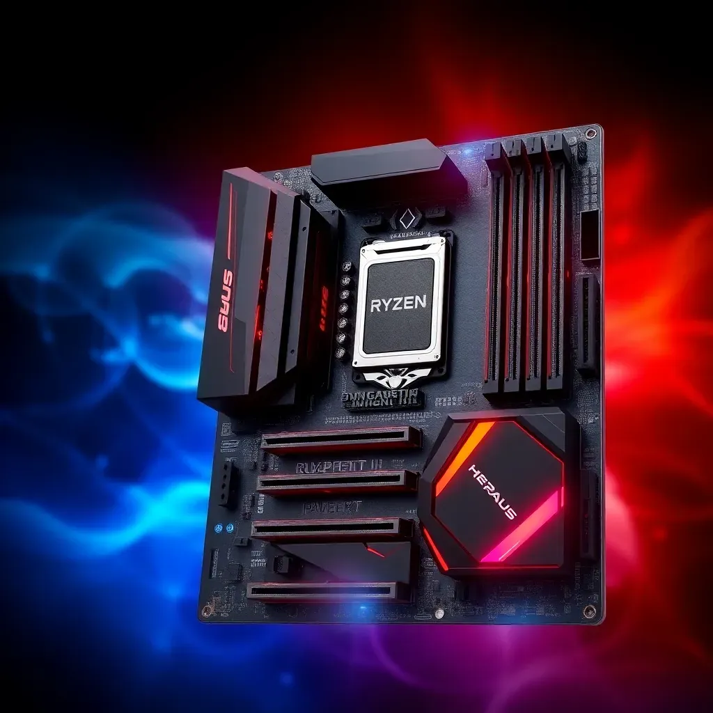 ASUS TUF GAMING B650-PLUS WIFI AM5 - Vista frontal completa